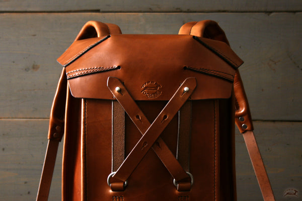 handmade leather backpack - OCHRE handcrafted
