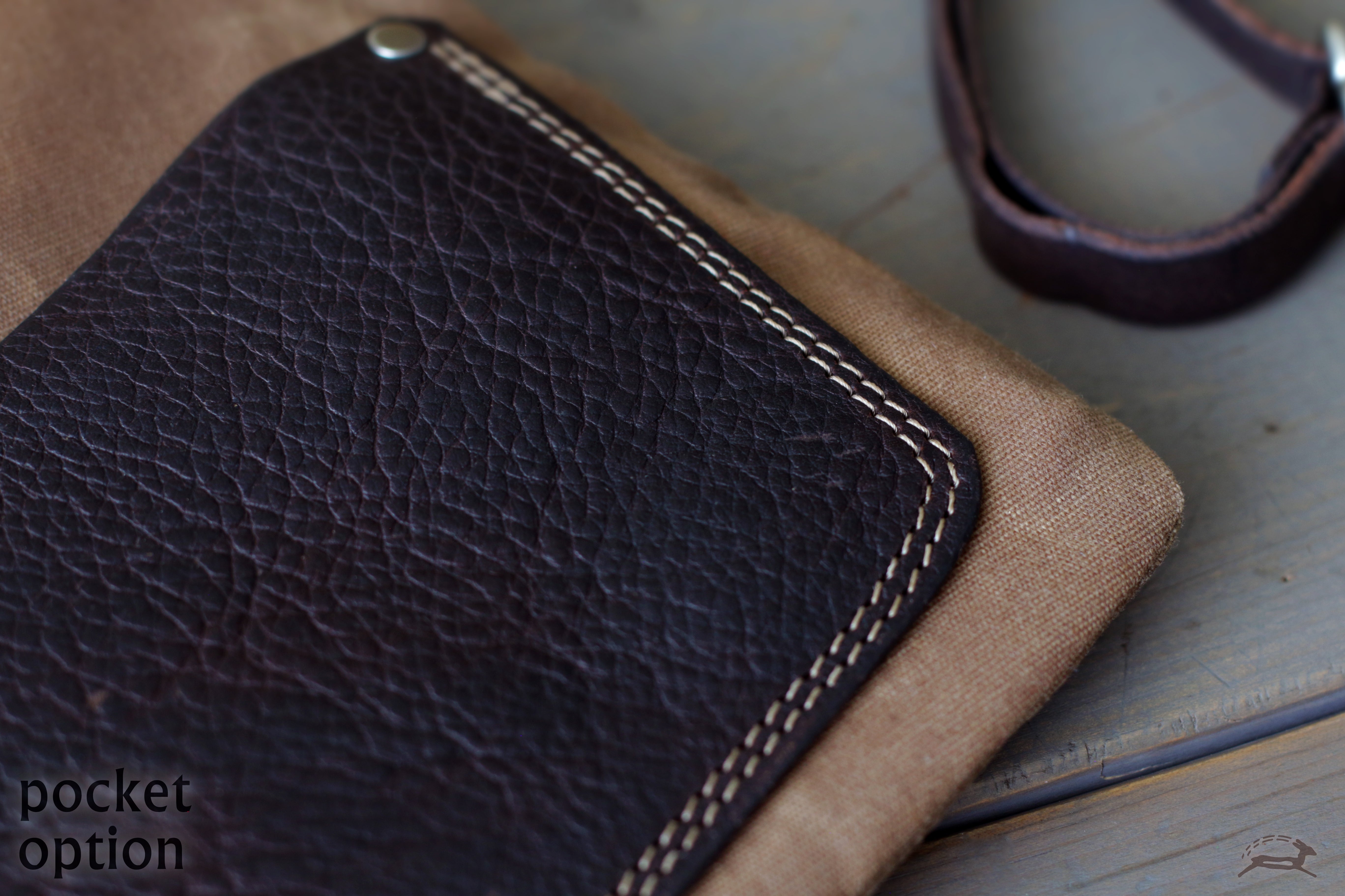 Slim Handbag Optional Pocket - OCHRE handcrafted