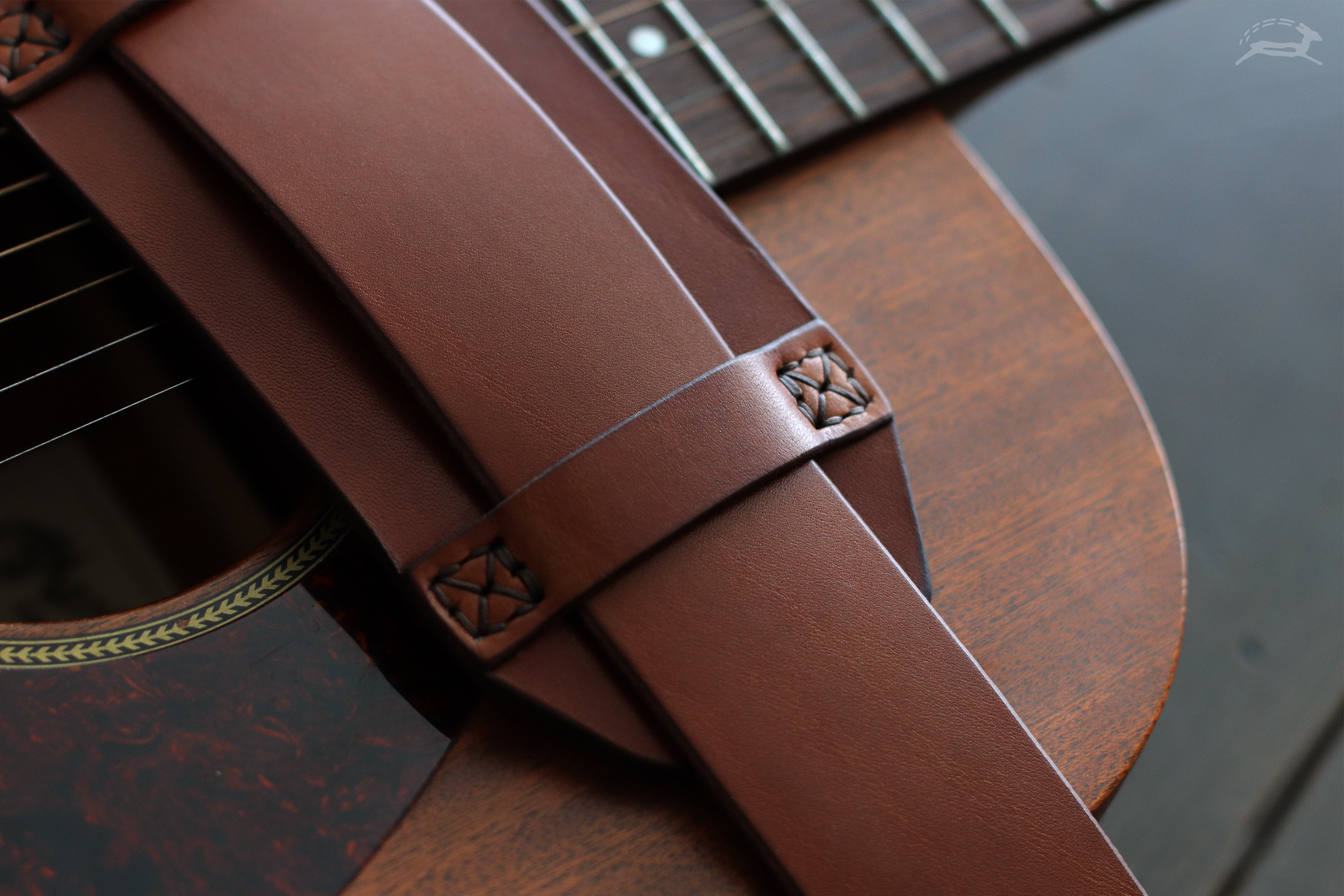 Vintage Leather Guitar Strap