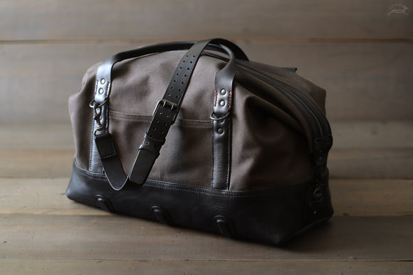 Waxed Canvas Duffel Bag - OCHRE handcrafted