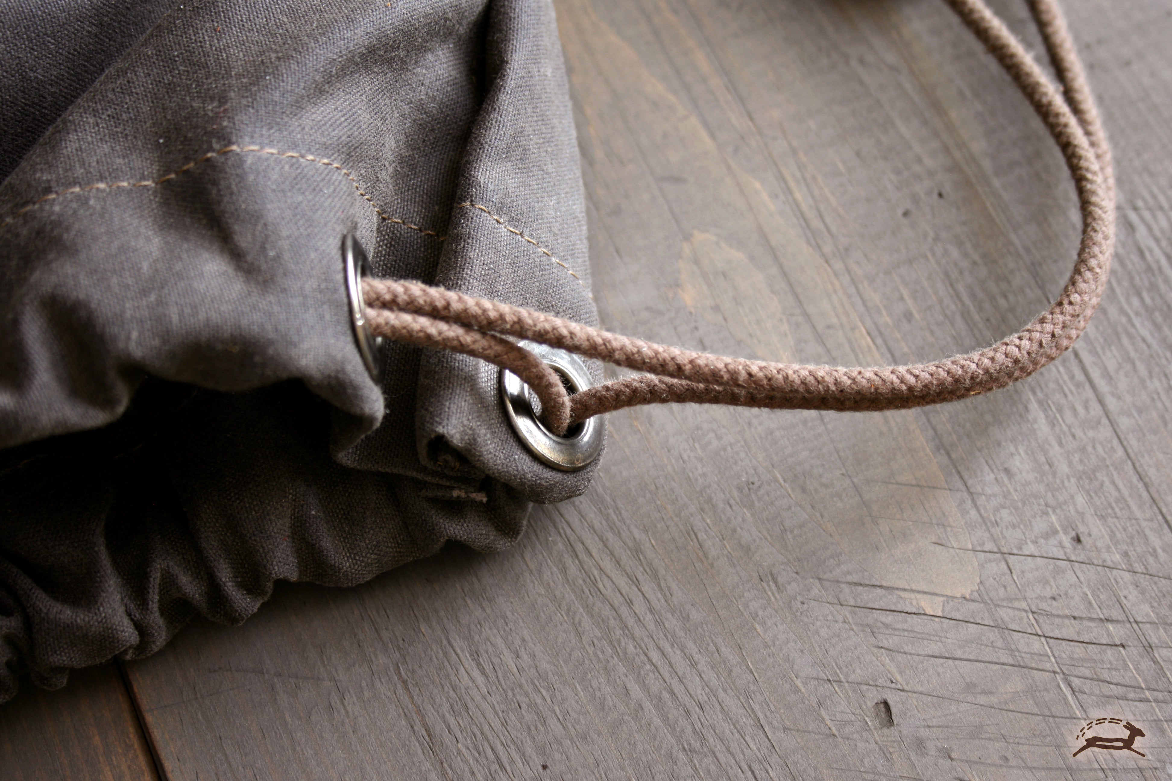 Waxed Canvas and Cotton Rope - OCHRE handcrafted