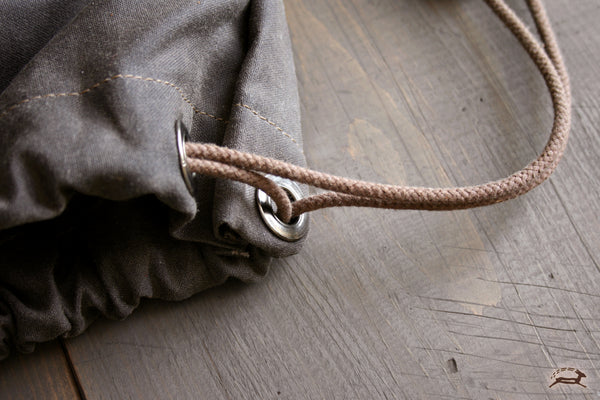 Waxed Canvas and Cotton Rope - OCHRE handcrafted