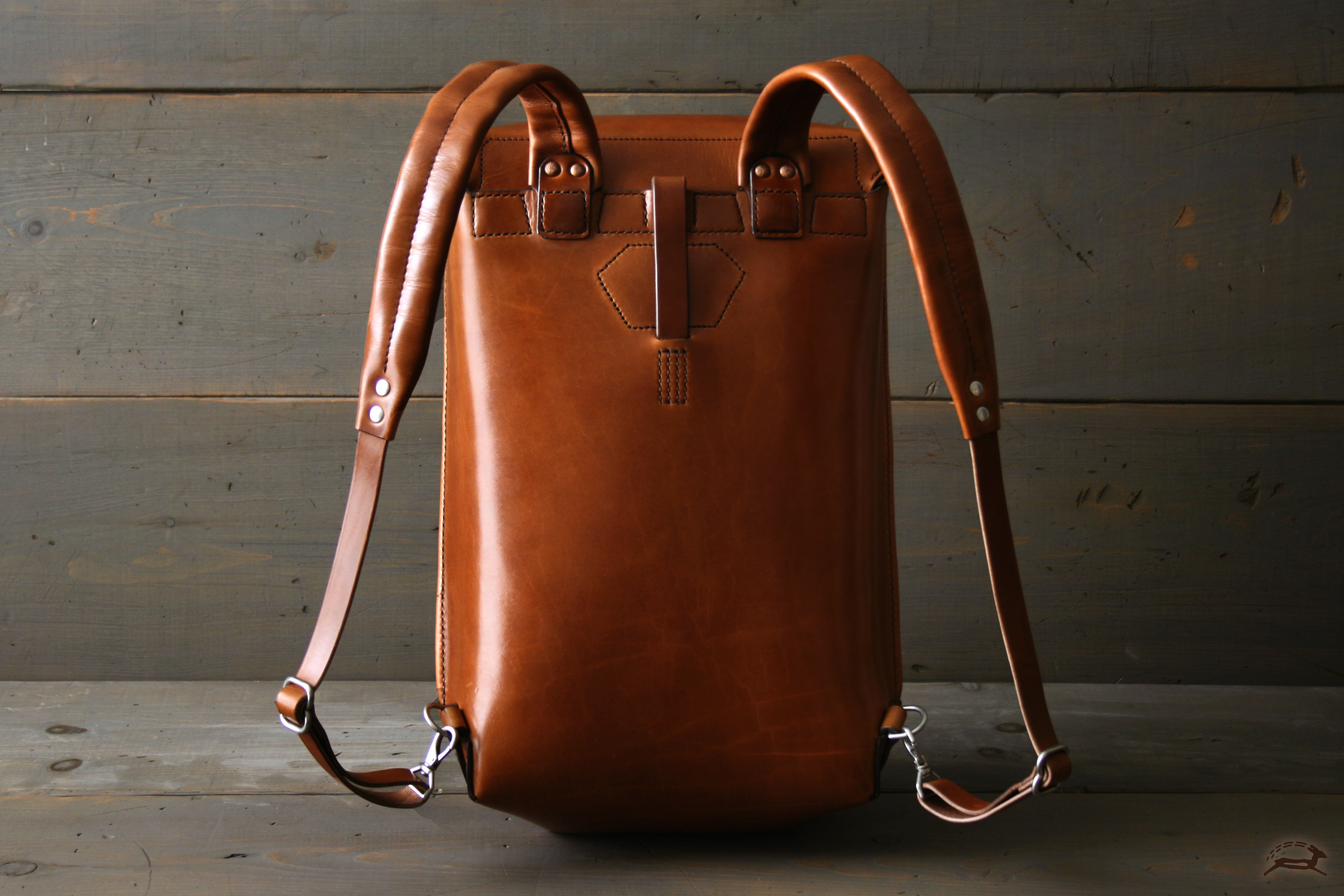 backpack with padded shoulder straps - OCHRE HANDCRAFTED