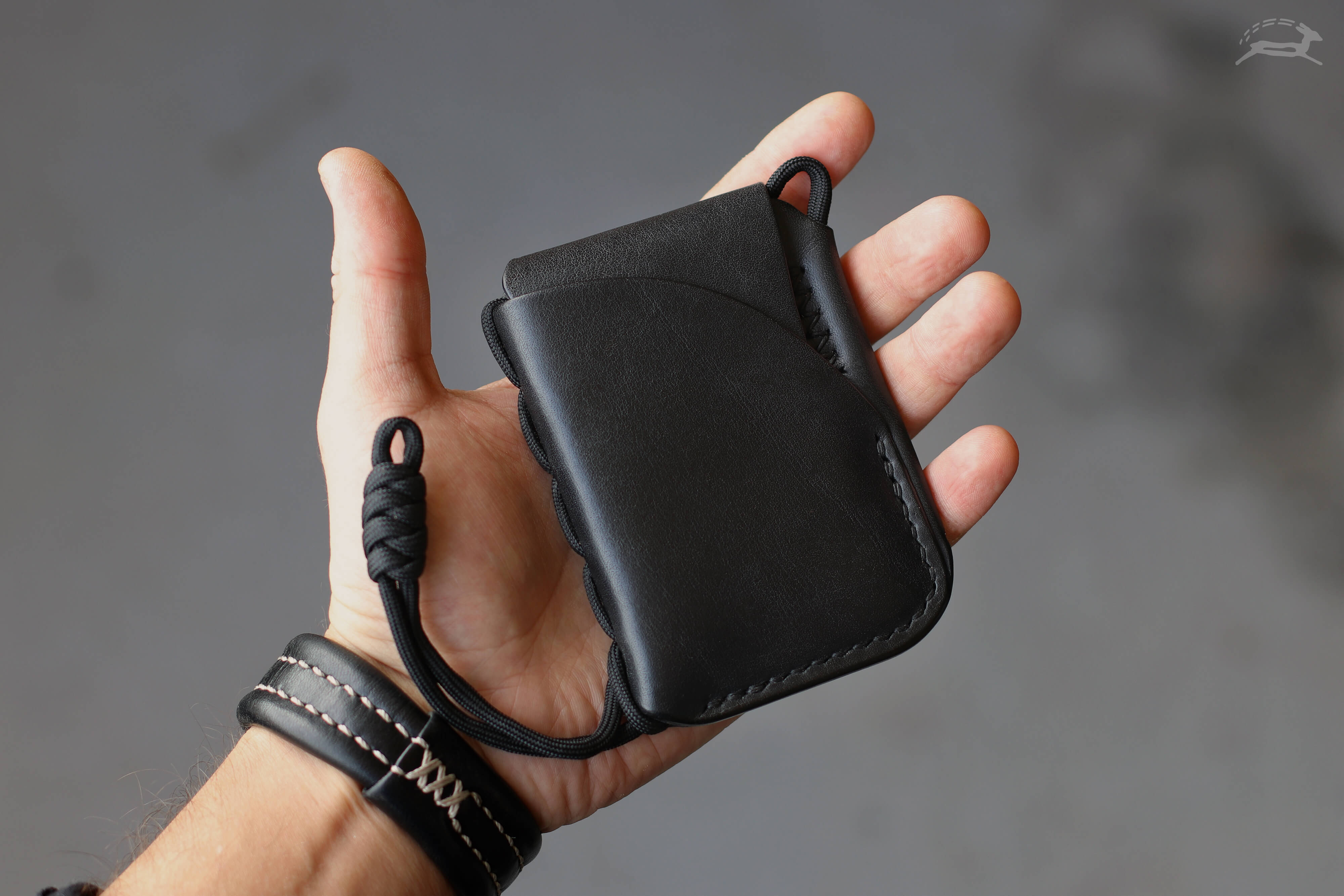 black leather edc - OCHRE handcrafted