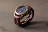 brown leather watch band