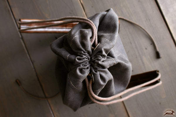 drawstring tote - OCHRE handcrafted