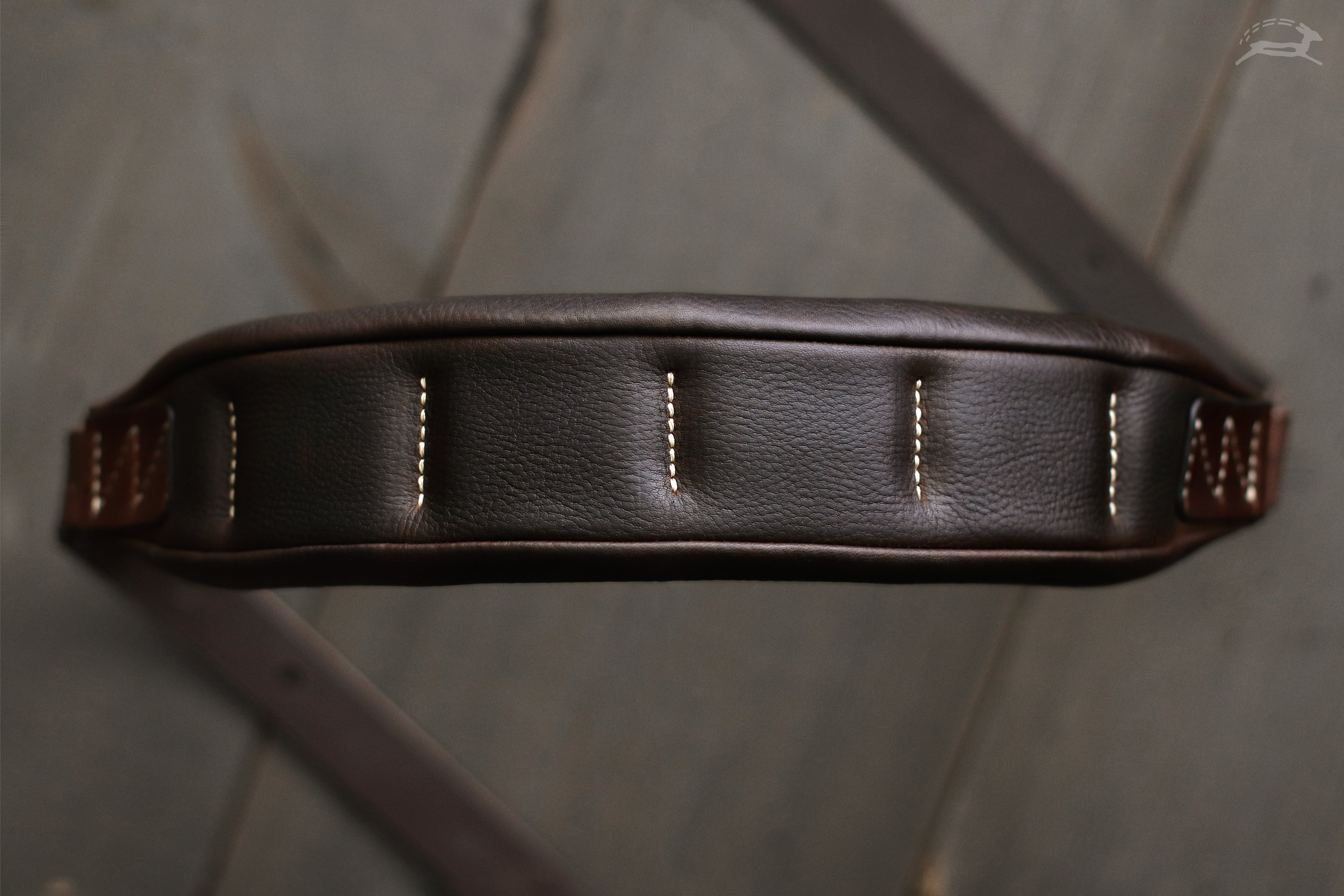 padded couch style guitar strap - OCHRE handcrafted