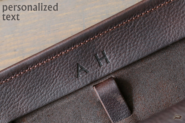 personalized leather tool roll