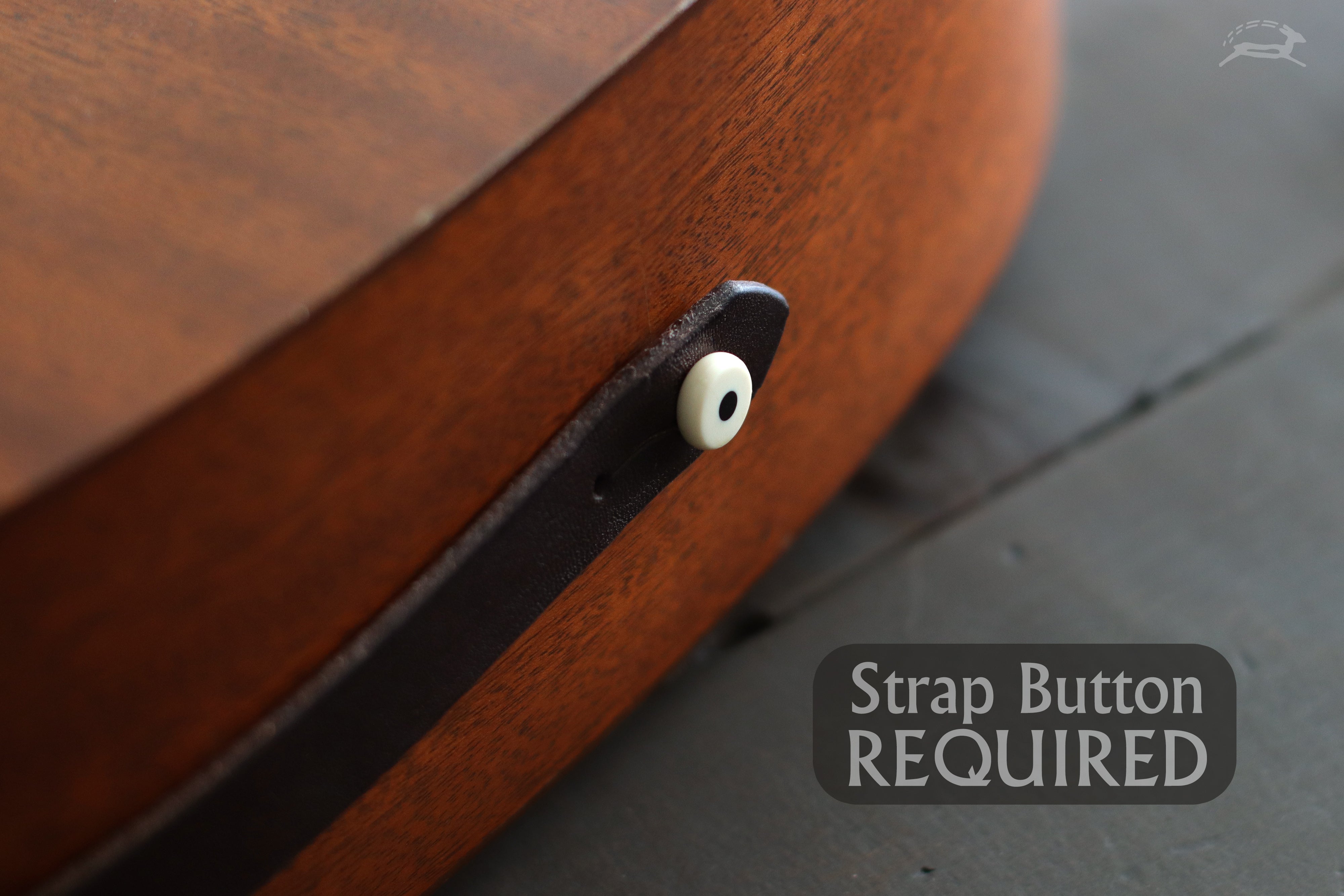 slim uke strap leather - OCHRE handcrafted