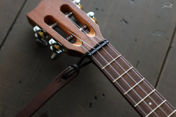 ukelele strap with headstock attachment - OCHRE handcrafted